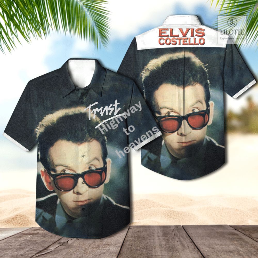 BEST Elvis Costello Trust Casual Hawaiian Shirt 3