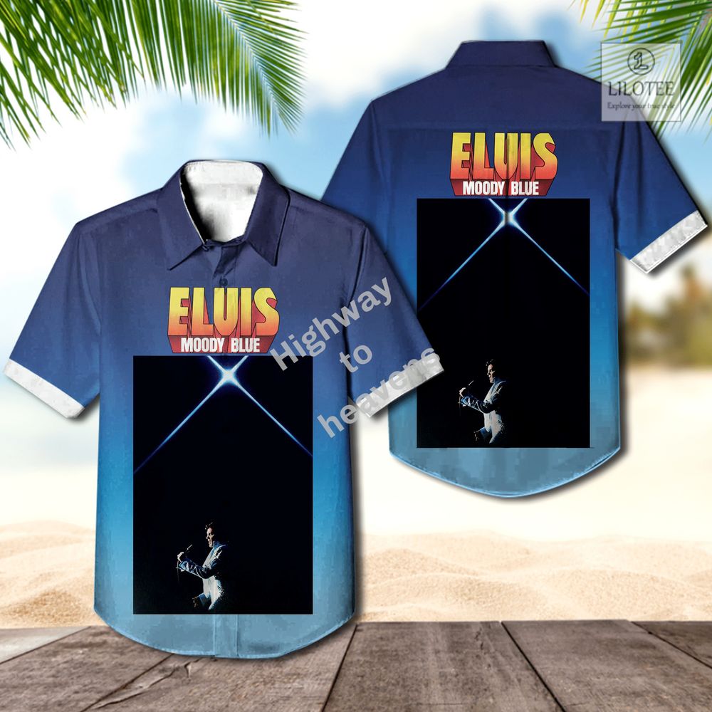 BEST Elvis Presley Moody Blue Casual Hawaiian Shirt 2