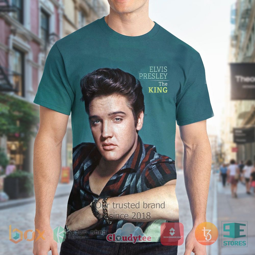 HOT Elvis Presley the King Album 3D Shirt 5