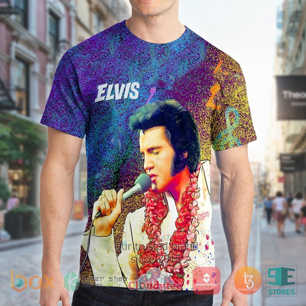 HOT Elvis Presley the Show Album 3D Shirt 3