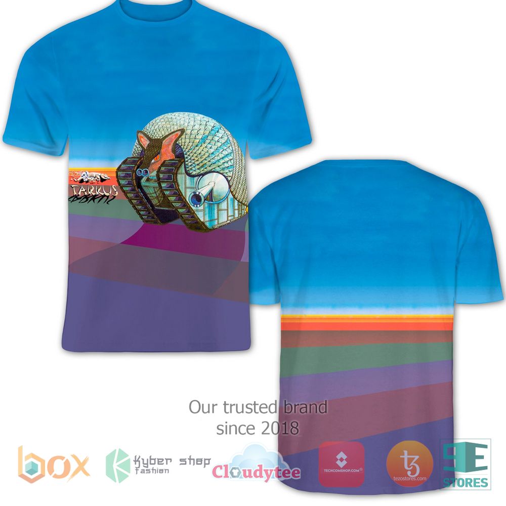 HOT Emerson, Lake & Palmer Tarkus 3D T-Shirt 3