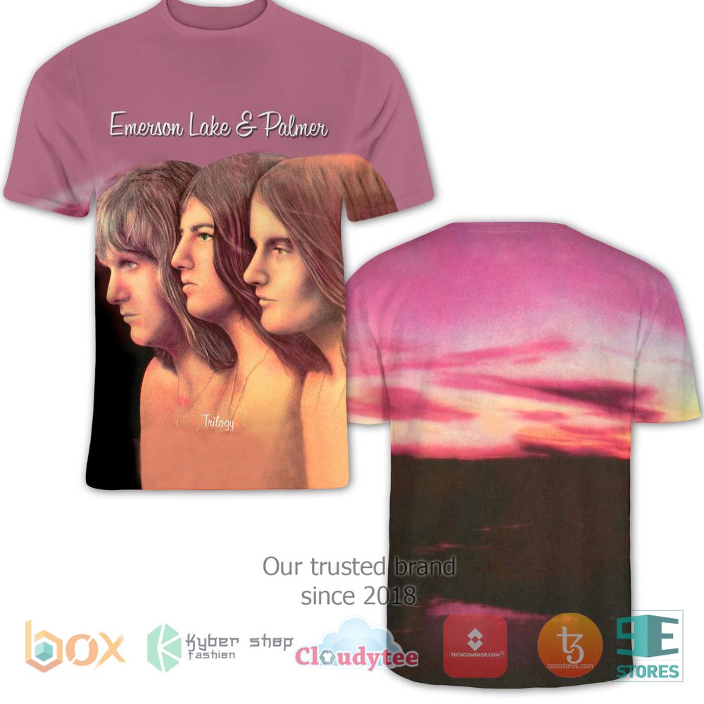 HOT Emerson, Lake & Palmer Trilogy 3D T-Shirt 2