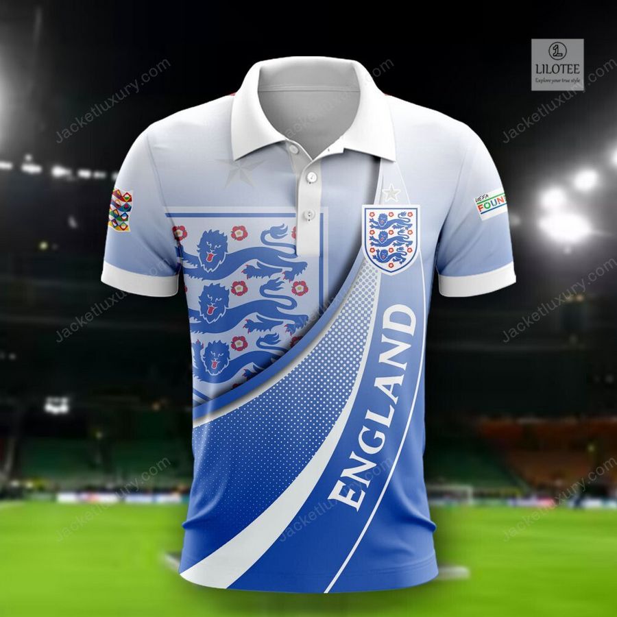 England national football team Blue 3D Hoodie, Shirt 1