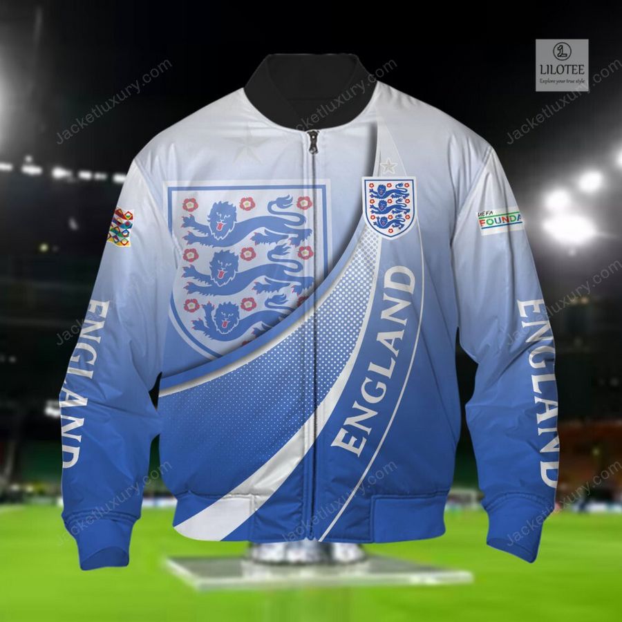 England national football team Blue 3D Hoodie, Shirt 7