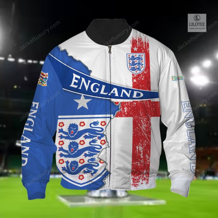 England national football team White 3D Hoodie, Shirt 7