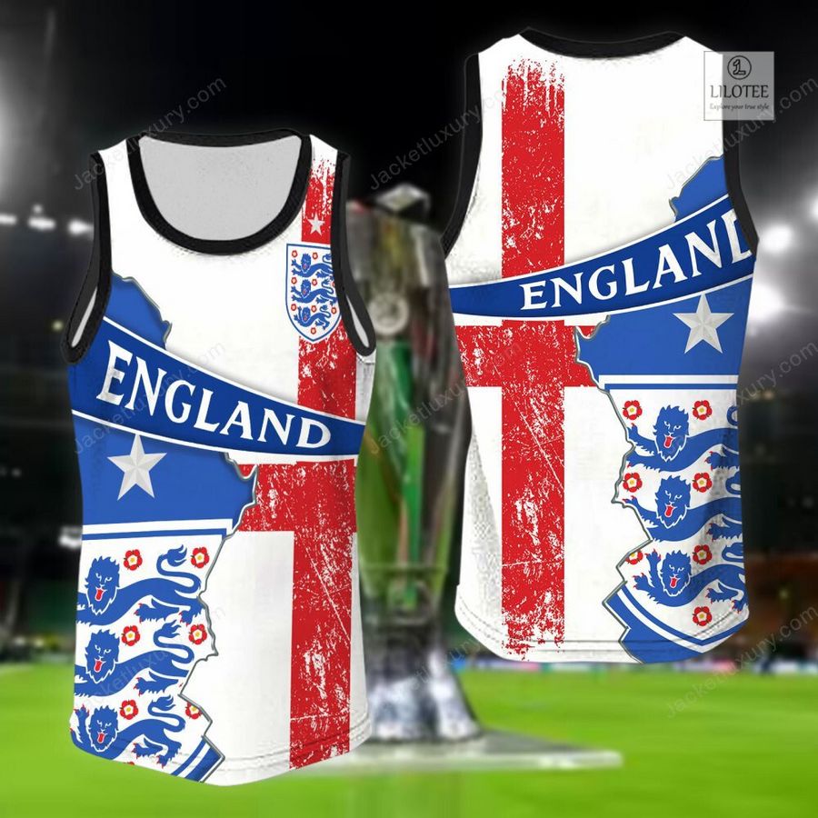 England national football team White 3D Hoodie, Shirt 9
