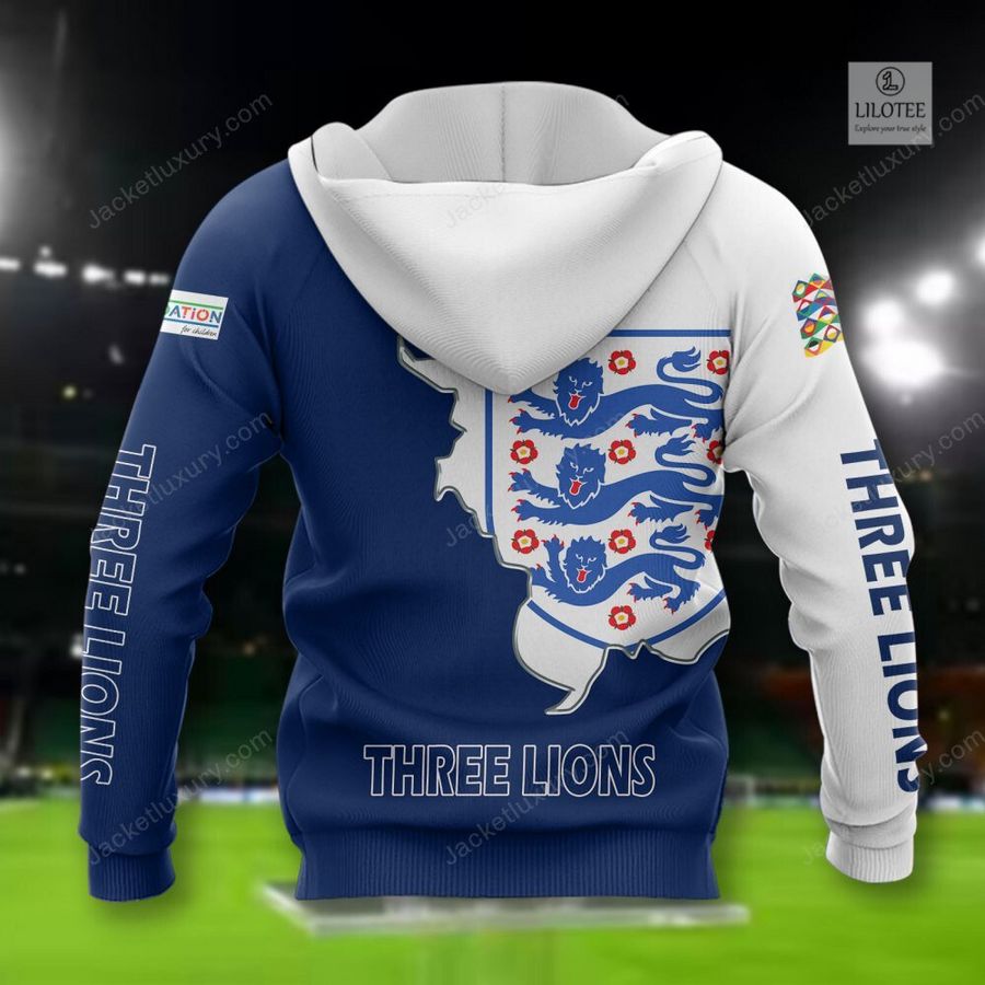 England Three Lions national football team 3D Hoodie, Shirt 3