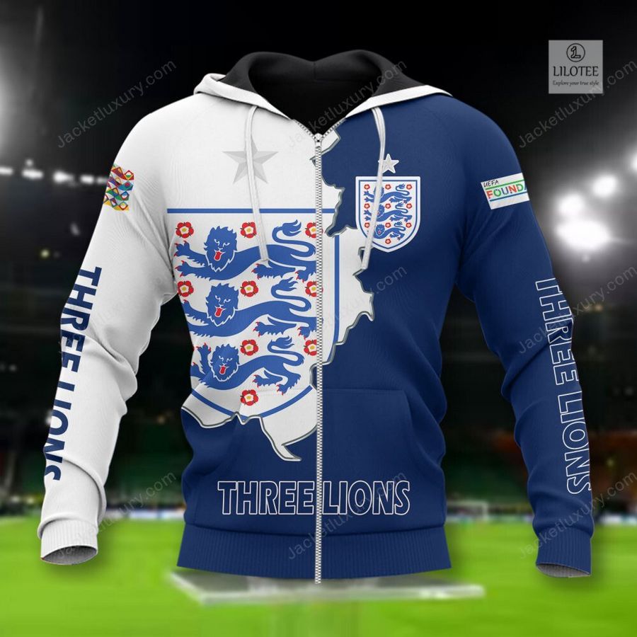 England Three Lions national football team 3D Hoodie, Shirt 4