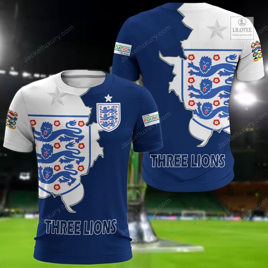 England Three Lions national football team 3D Hoodie, Shirt 8