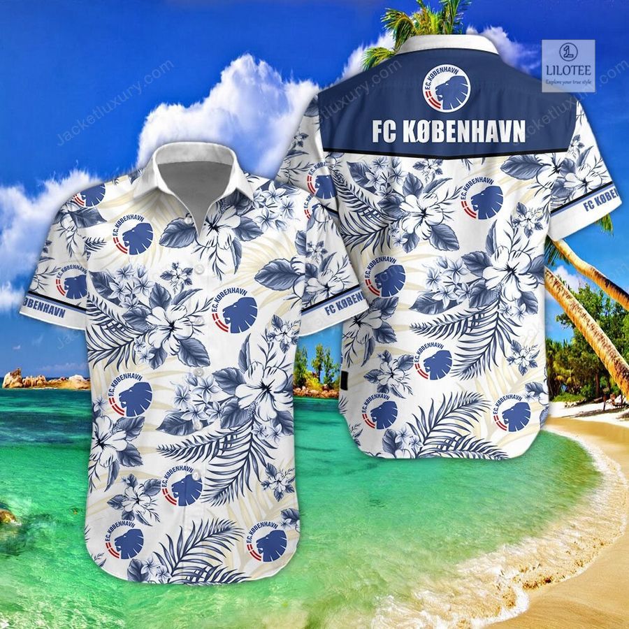 BEST F.C. Kobenhavn Hawaiian Shirt, Shorts 4