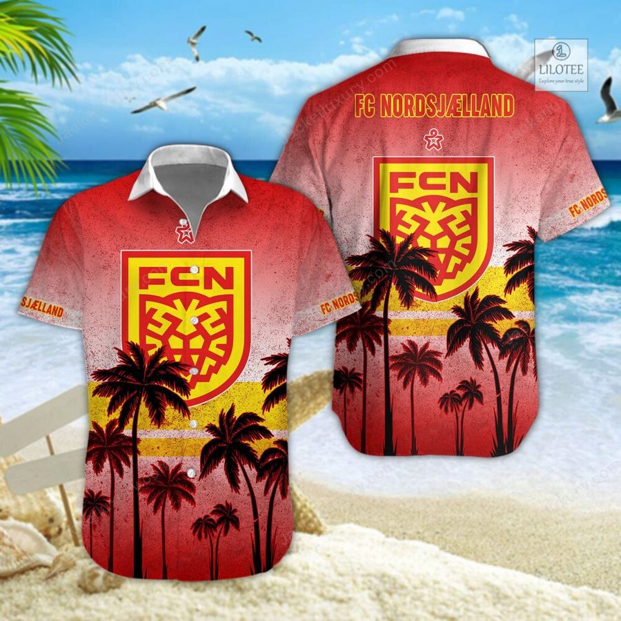 BEST FC Nordsjælland Hawaiian Shirt, Short 5