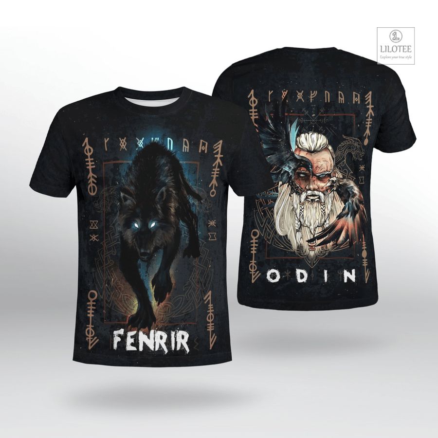 BEST Fenrir Odin Viking T-Shirt 6