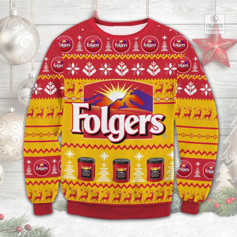 BEST Folgers Christmas Sweater and Sweatshirt 3