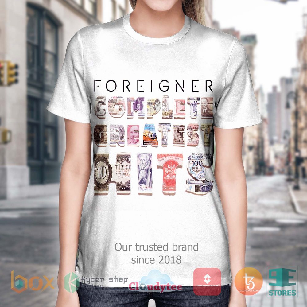 BEST Foreigner Complete Greatest Hits 3D Shirt 11