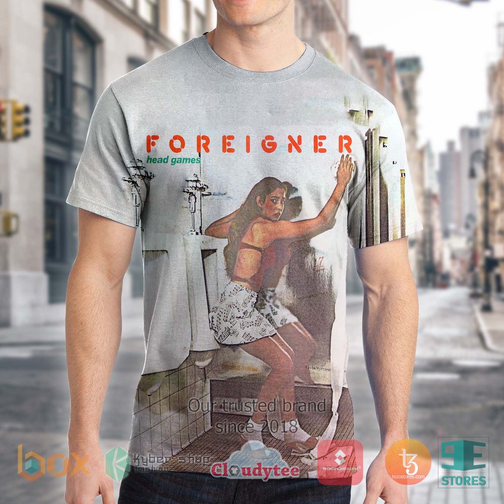 BEST Foreigner Head Games 3D Shirt 1