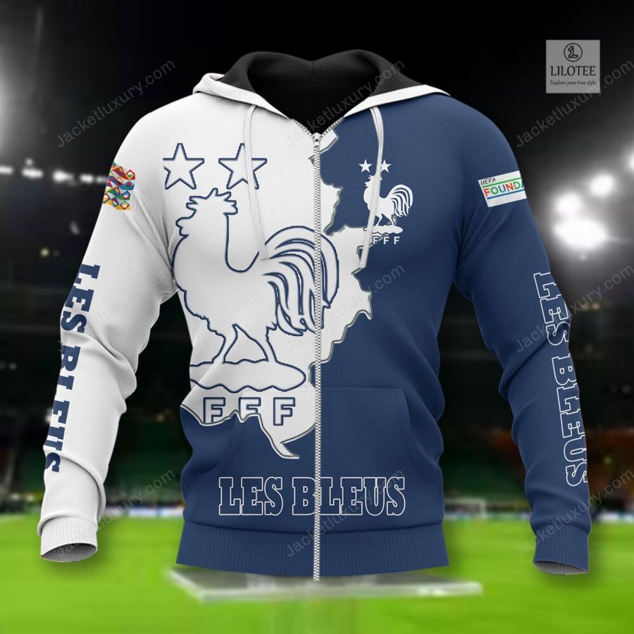 France Les Bleus national football team 3D Hoodie, Shirt 4
