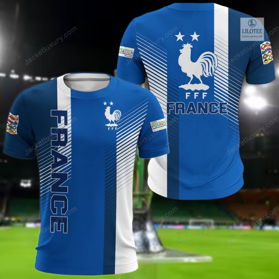 France national football team Blue 3D Hoodie, Shirt 8