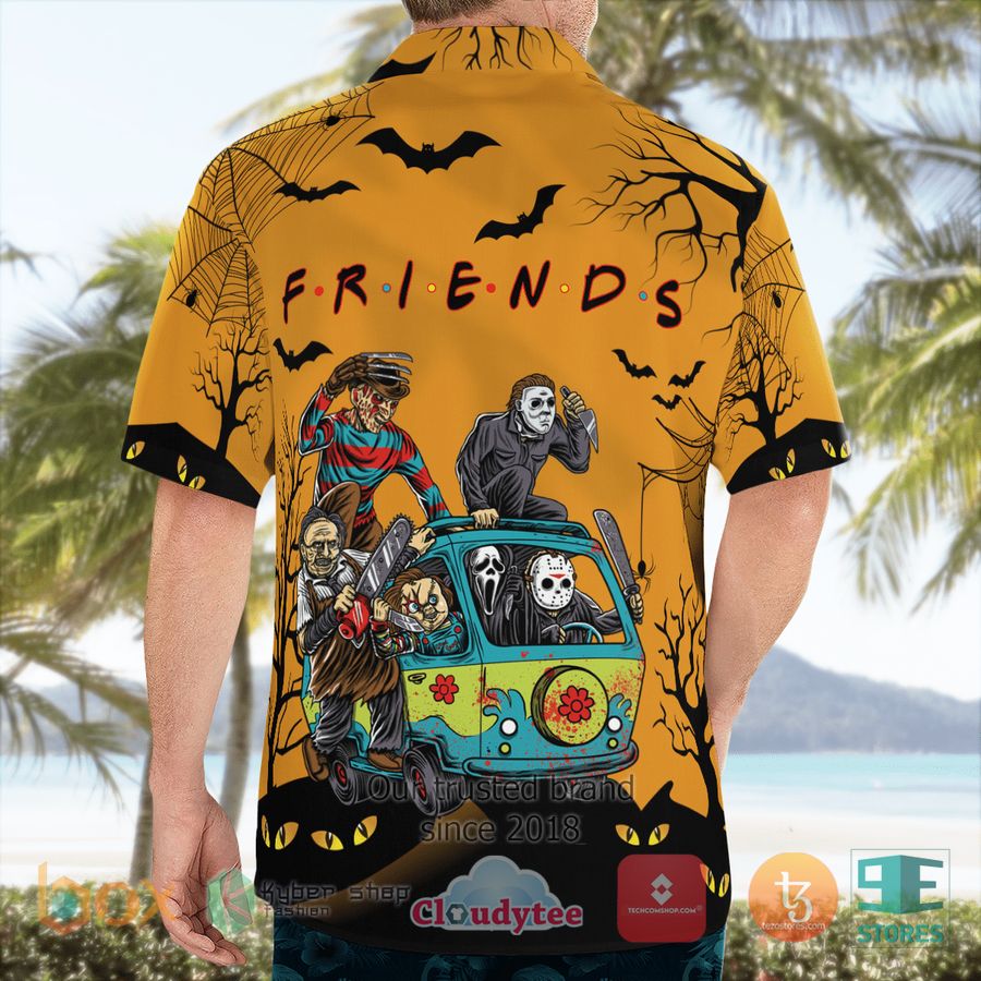 BEST Friends on the bus Horror Characters Hawaii Shirt 7