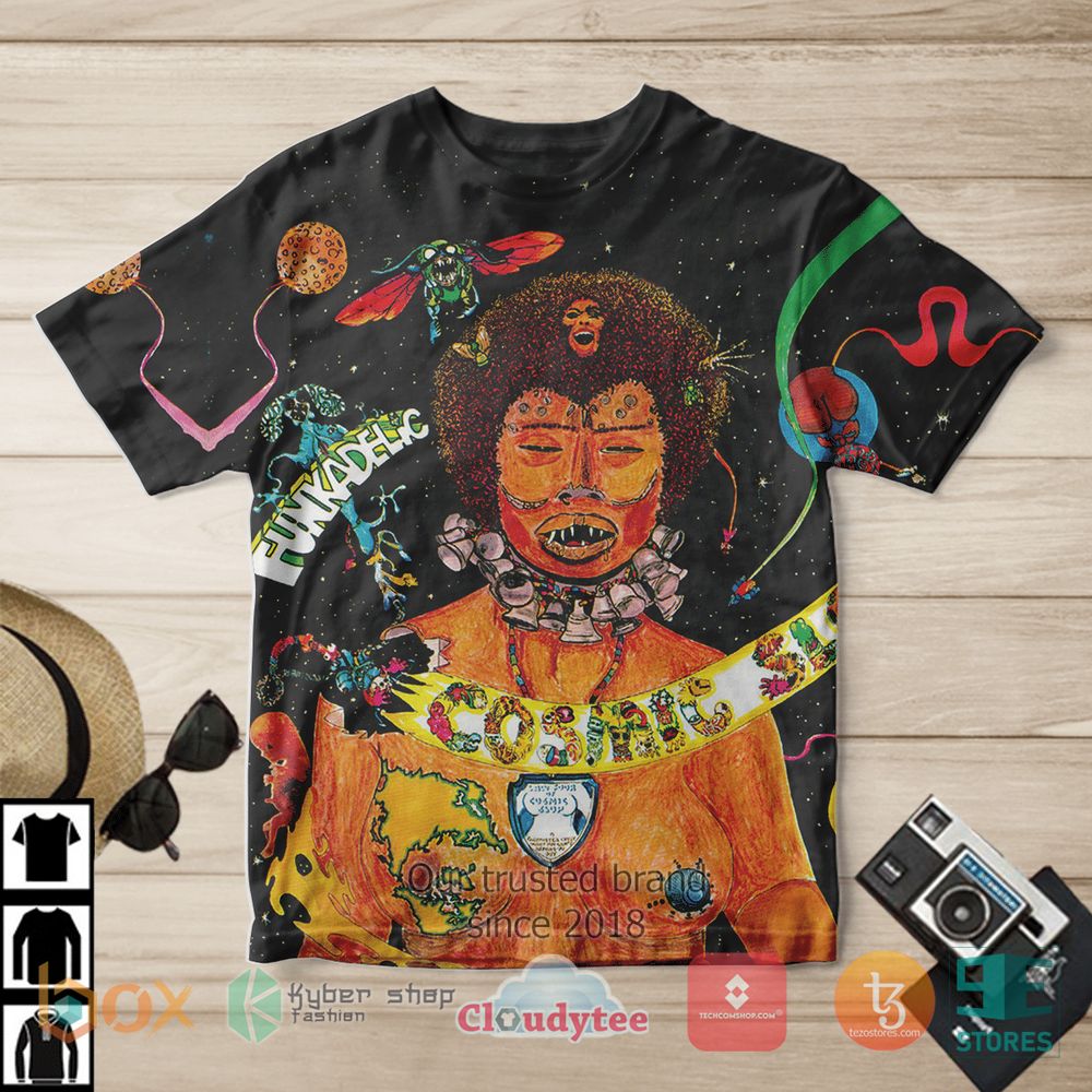 HOT Funkadelic Cosmic Slop Album 3D Shirt 4