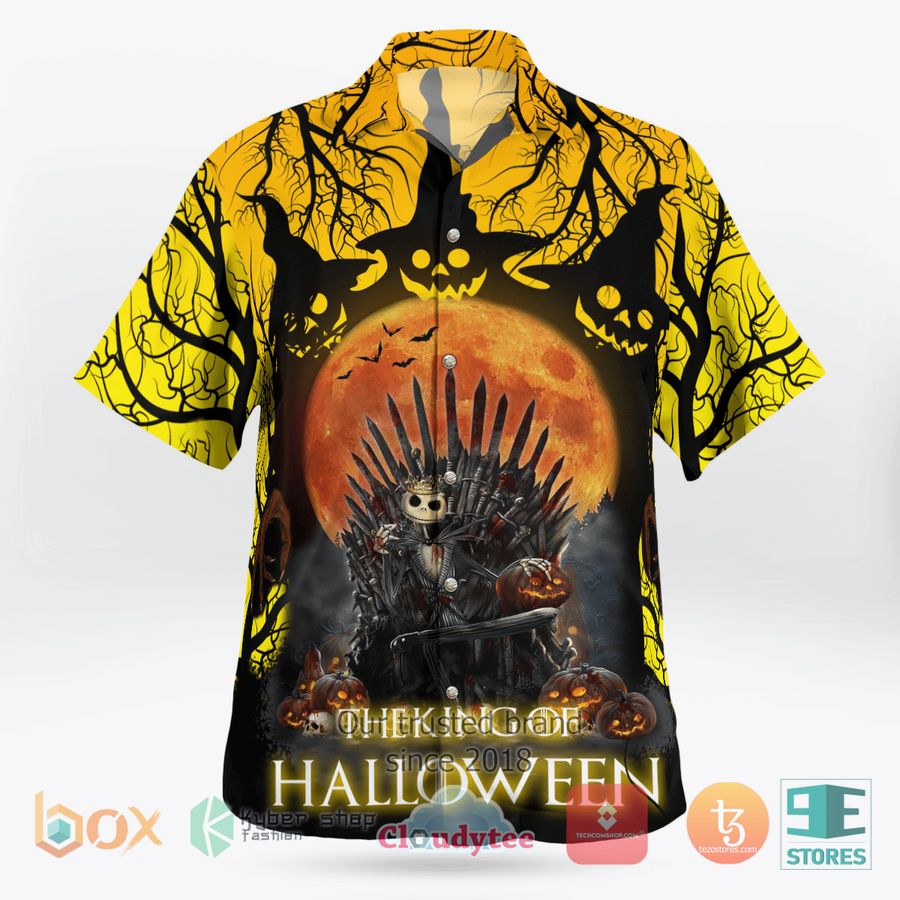 BEST Game of Thrones Jack Skellington The King Of Halloween Hawaii Shirt 2
