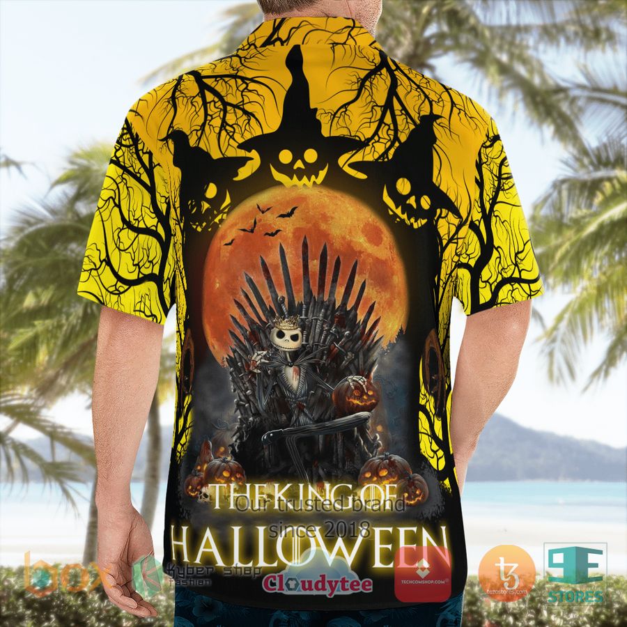 BEST Game of Thrones Jack Skellington The King Of Halloween Hawaii Shirt 7