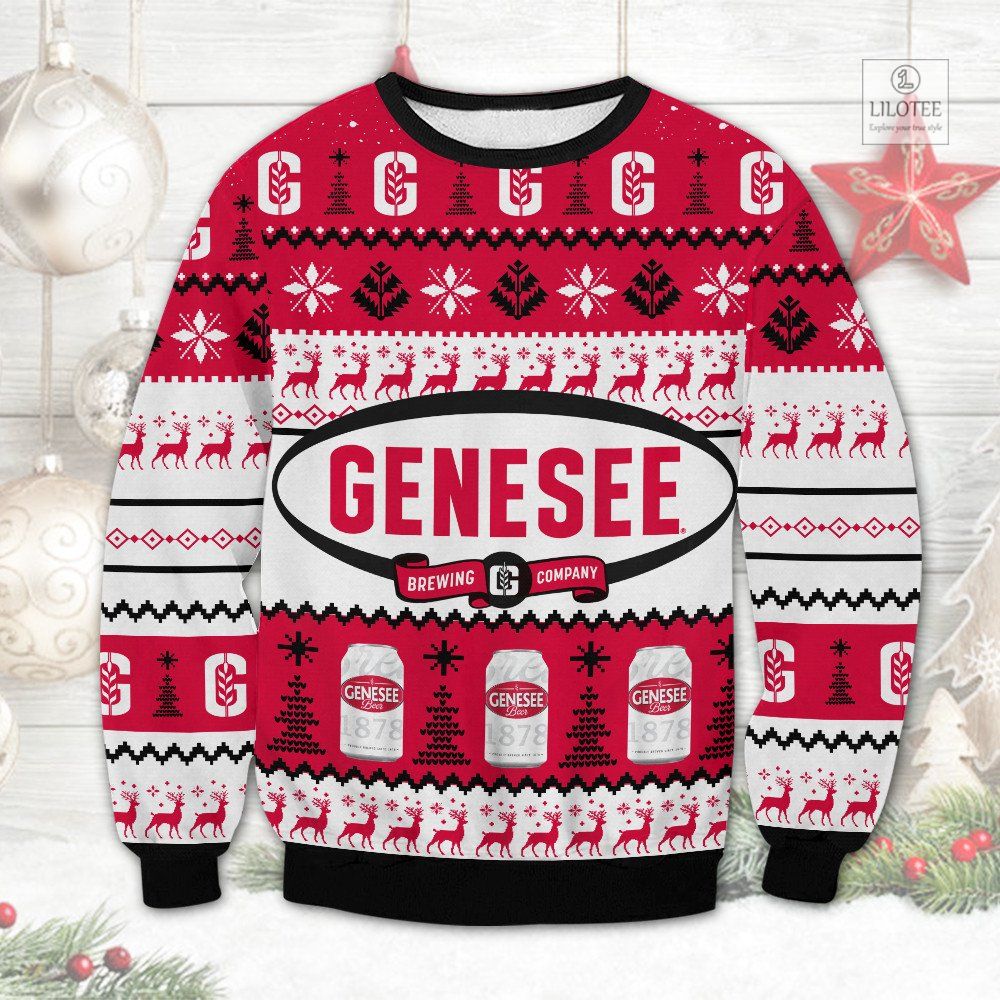 BEST Genesee Brewing Company Christmas Sweater and Sweatshirt 3
