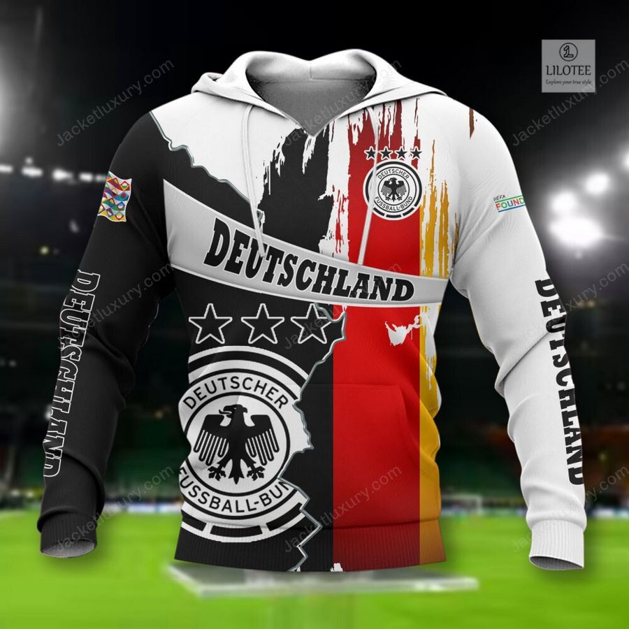 Germany national football team Black Red 3D Hoodie, Shirt 2