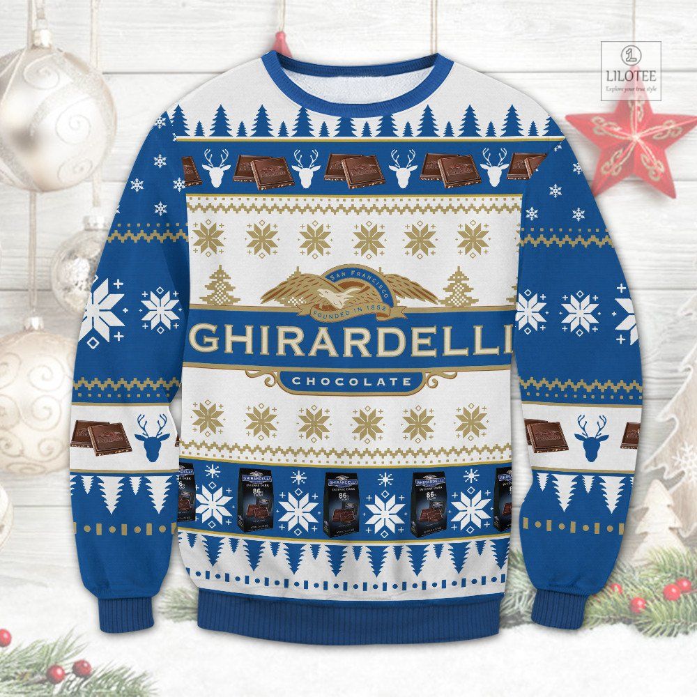 BEST Ghirardelli Chocolate Christmas Sweater and Sweatshirt 3