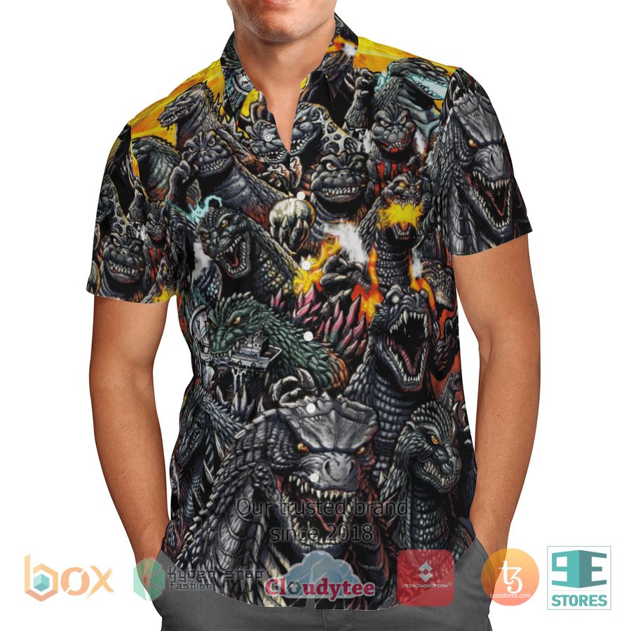 BEST Godzilla World Fashion Hawaii Shirt 4