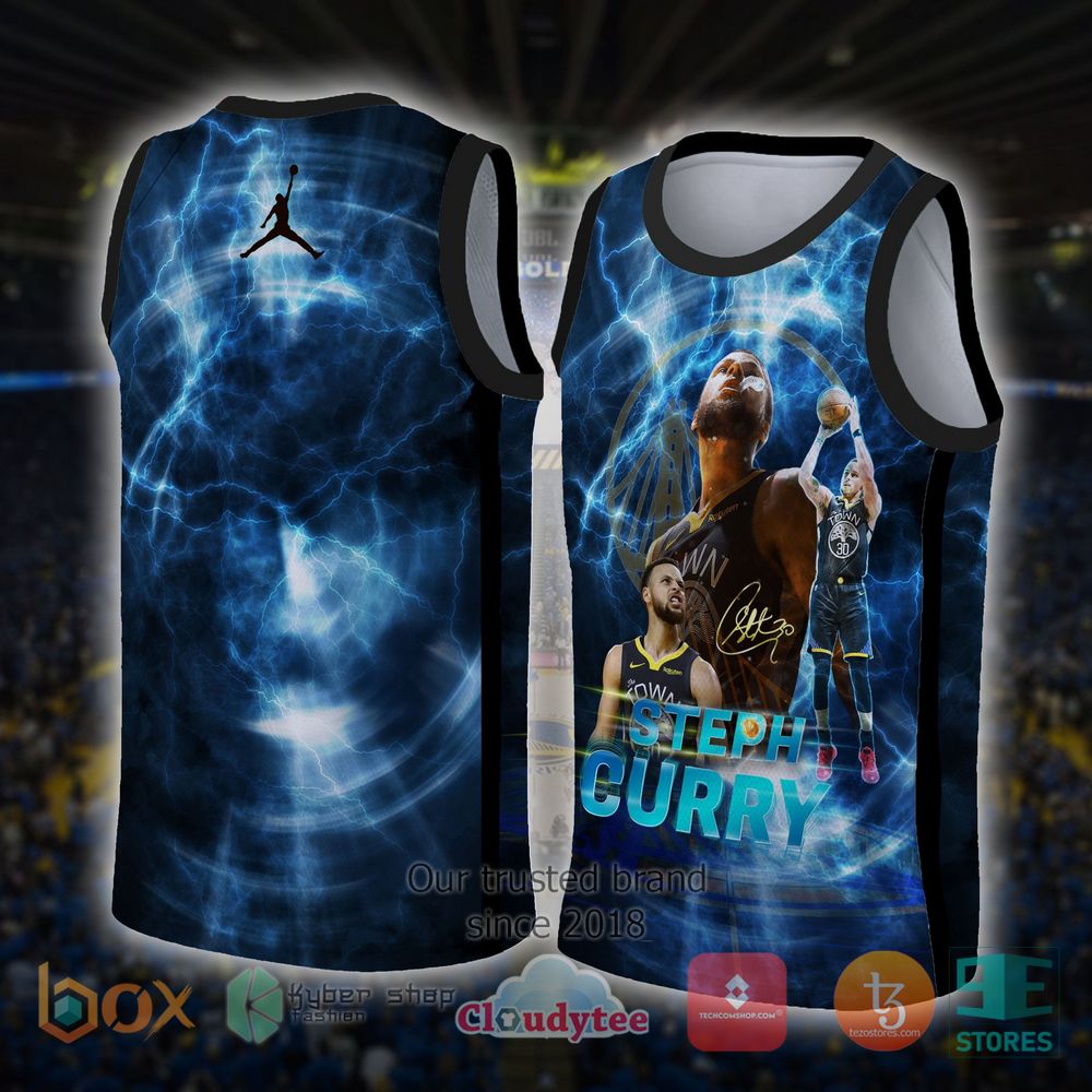 HOT Golden State Warriors Steph Curry Basketball Jersey 2
