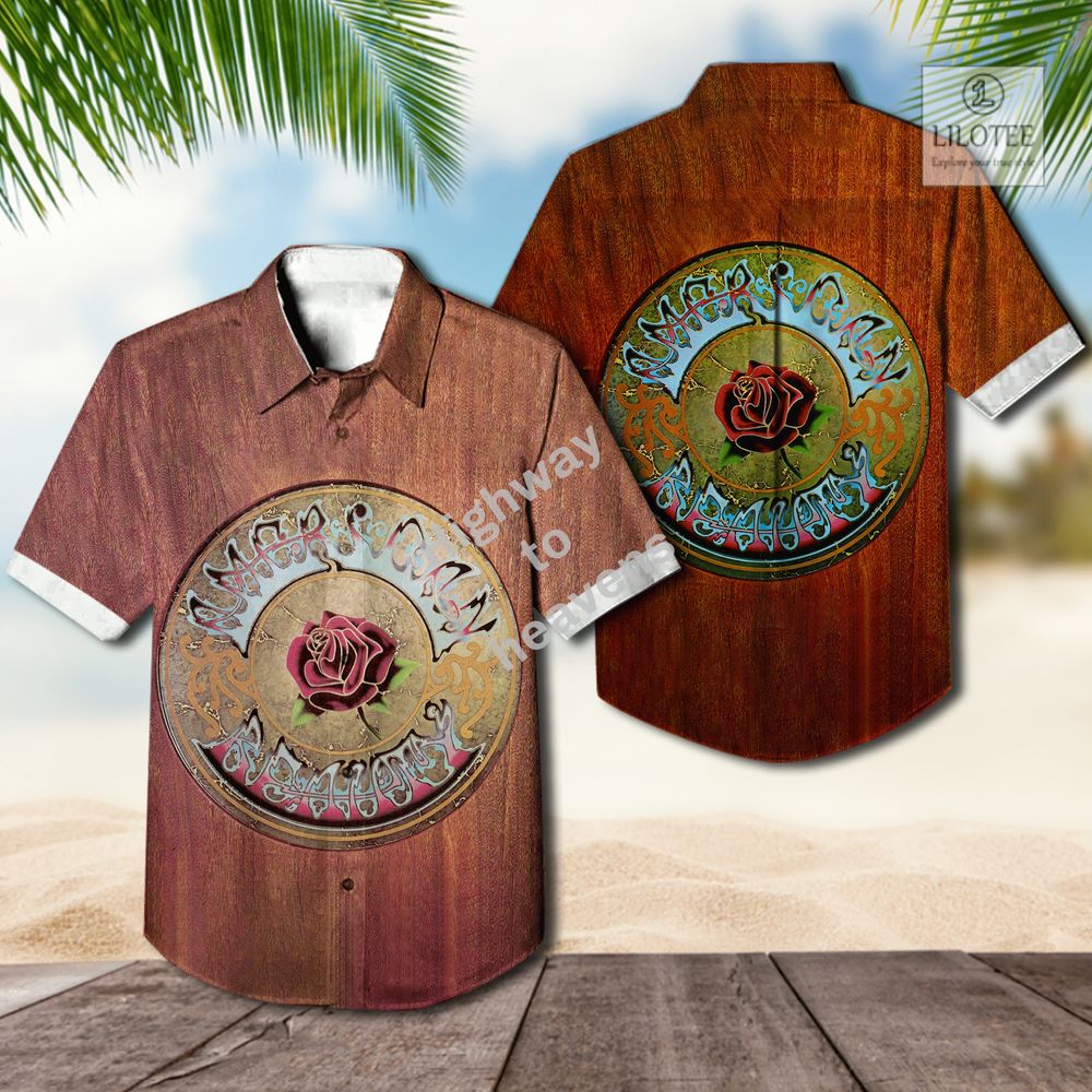 BEST Grateful Dead American Beauty Casual Hawaiian Shirt 2