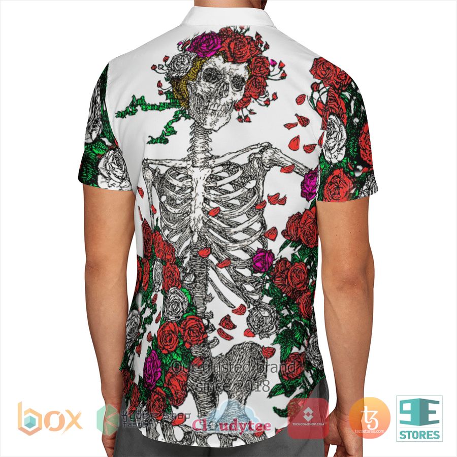 BEST Grateful Dead Skull Roses Hawaii Shirt 3