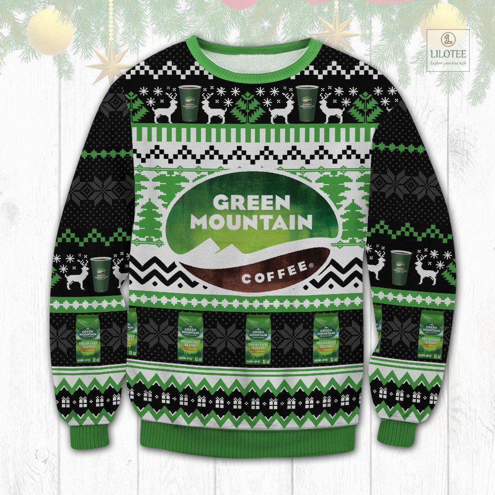 BEST Green Mountain Coffee Christmas Sweater and Sweatshirt 3