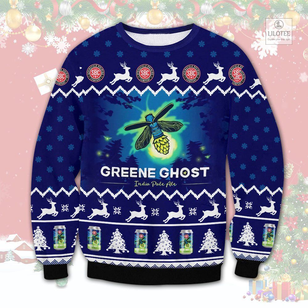 BEST Greene Ghost Christmas Sweater and Sweatshirt 3