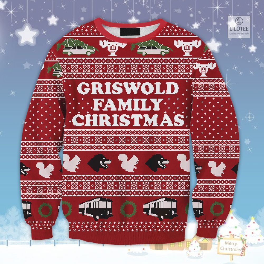 BEST Griswold Family Christmas red Sweater and Sweatshirt 3