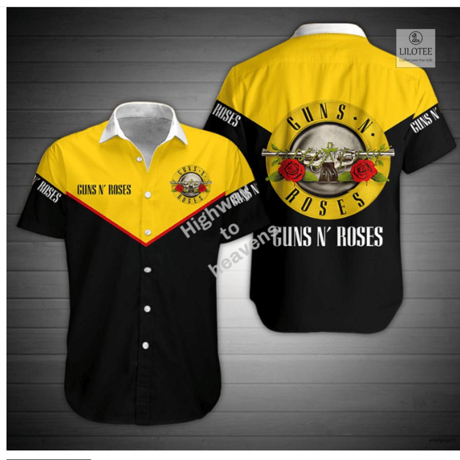 BEST Guns N' Roses Gun N Roses Hawaiian Shirt 2