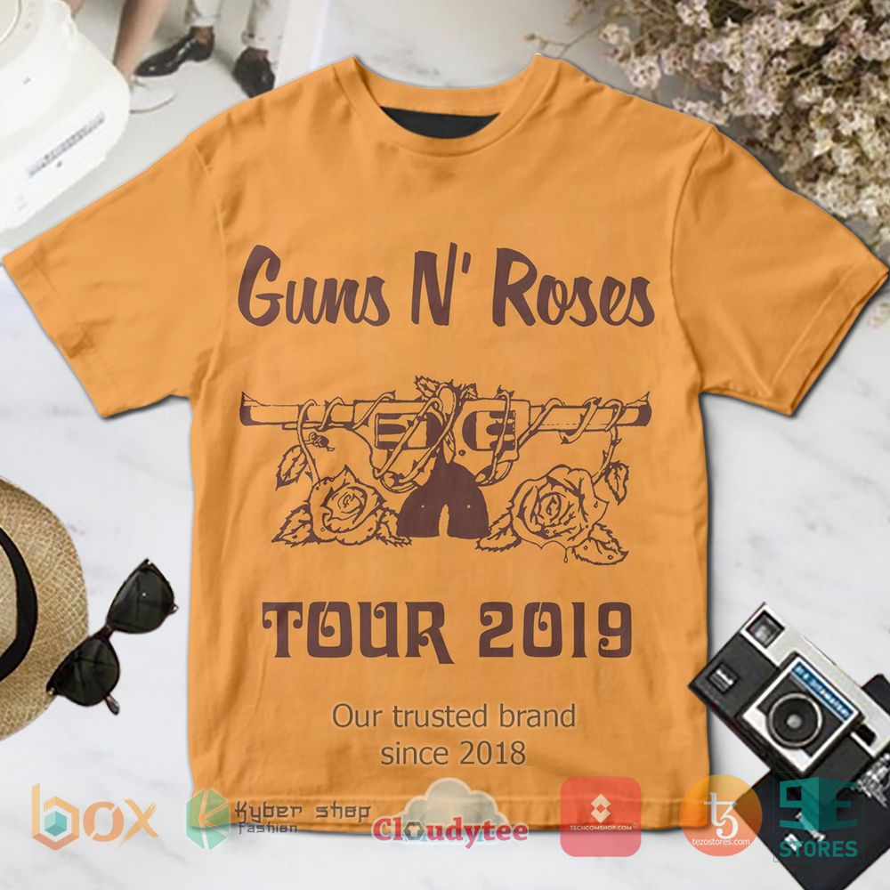 BEST Guns N' Roses Tour 2019 3D Shirt 2