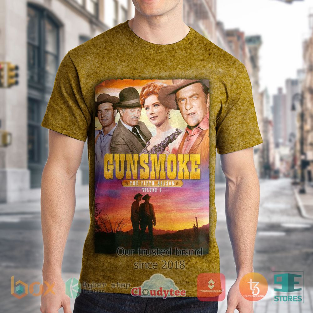 BEST Gunsmoke Fifth Season Volume One 3D T-Shirt 11