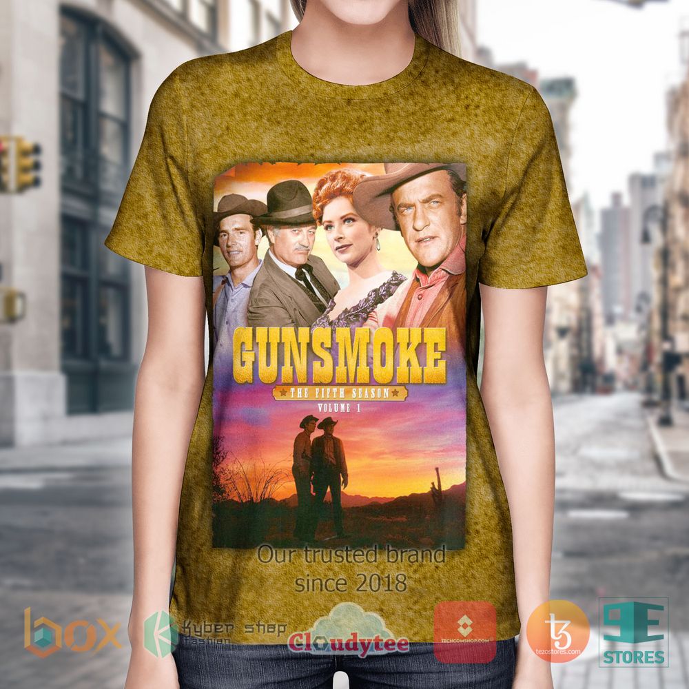 BEST Gunsmoke Fifth Season Volume One 3D T-Shirt 14