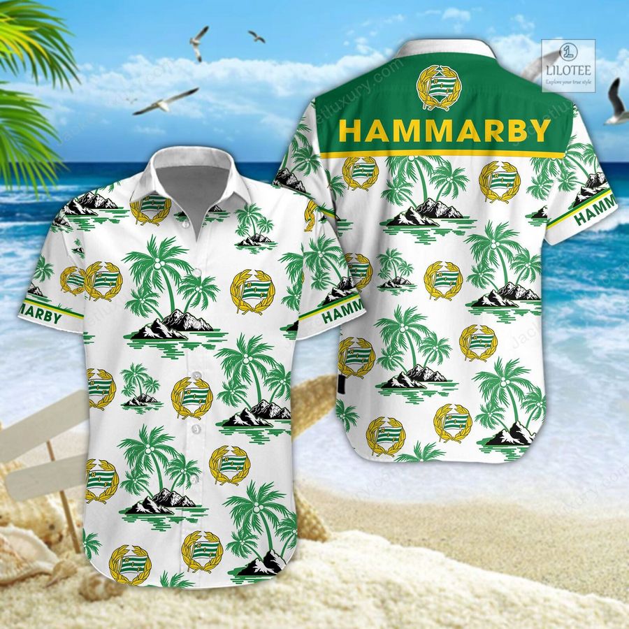 BEST Hammarby Fotboll Hawaiian shirt, short 4