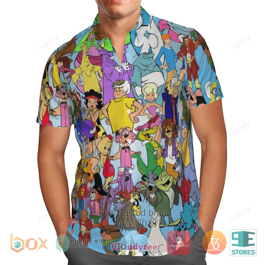 BEST Hanna Barbera Cartoon World Hawaii Shirt 2