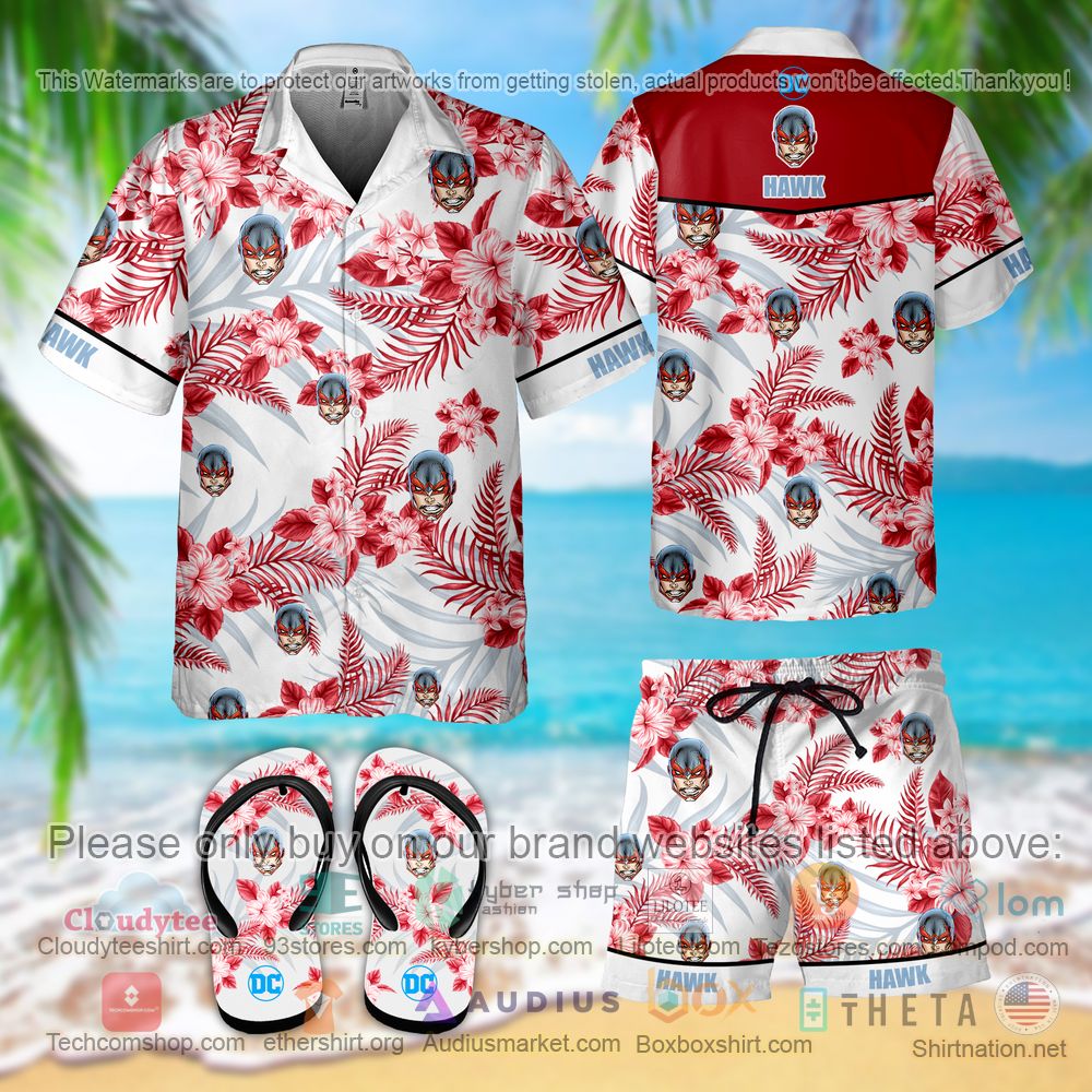 BEST Hawk Hawaiian Shirt, Short 3
