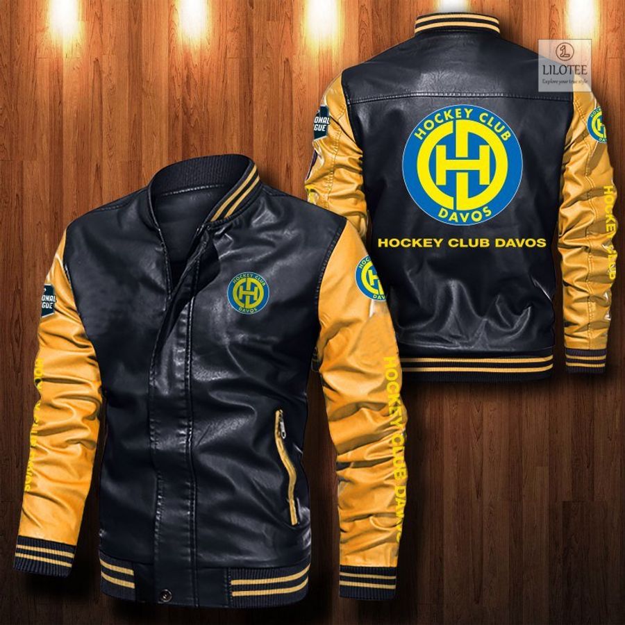 HC Davos Bomber Leather Jacket 16