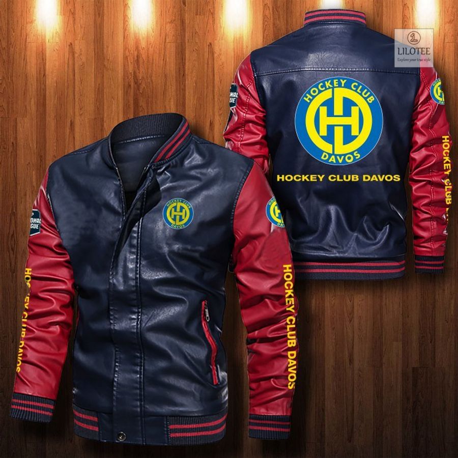 HC Davos Bomber Leather Jacket 10