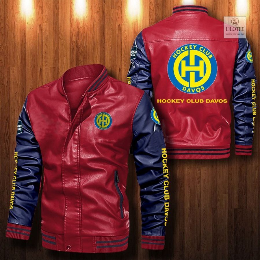 HC Davos Bomber Leather Jacket 6