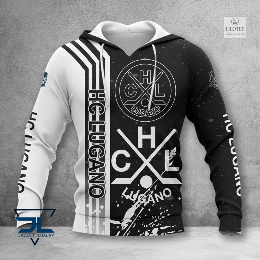 HC Lugano 3D Hoodie, Shirt 2