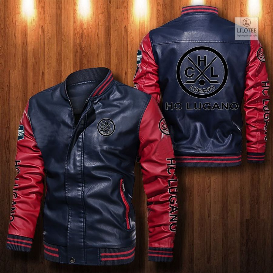 HC Lugano Bomber Leather Jacket 9