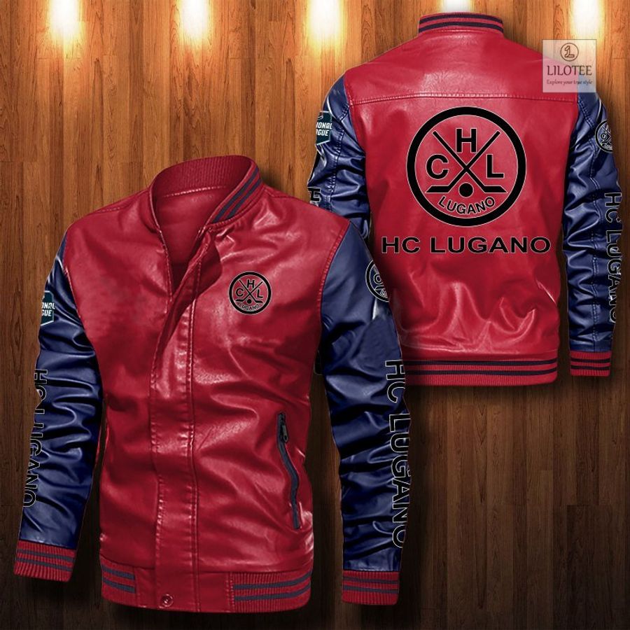 HC Lugano Bomber Leather Jacket 5