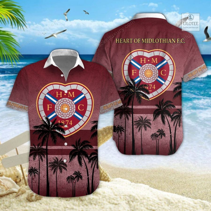 BEST Heart of Midlothian Hawaiian Shirt, Shorts 5