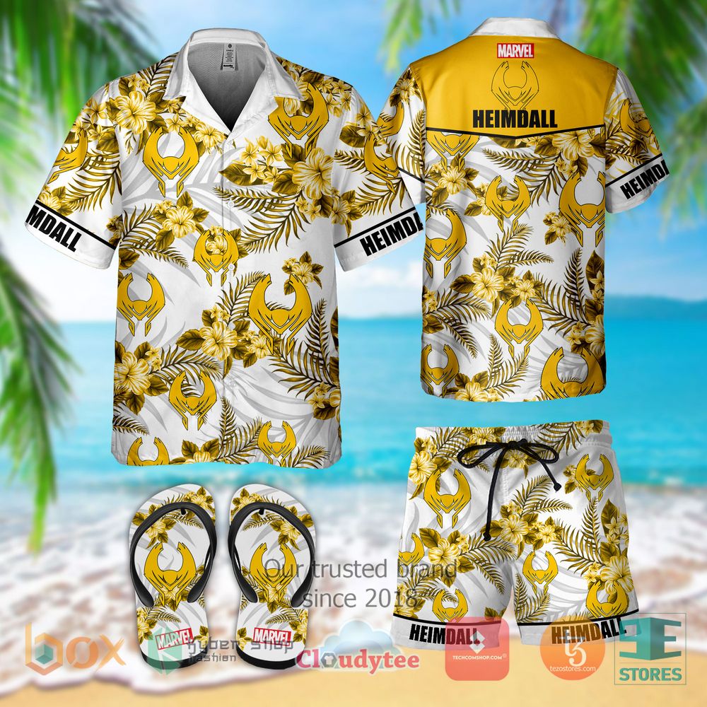 HOT Heimdall Hawaiian Shirt, Shorts 2